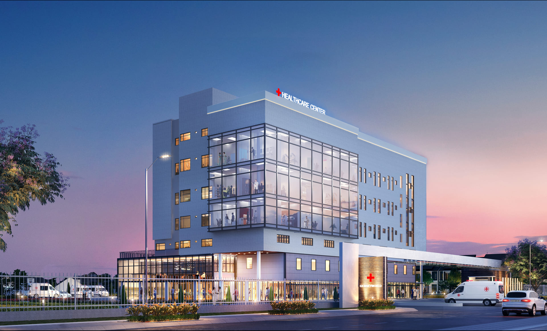 benh-vien-va-he-thong-truong-hoc-green-field-ngay-trong-du-an