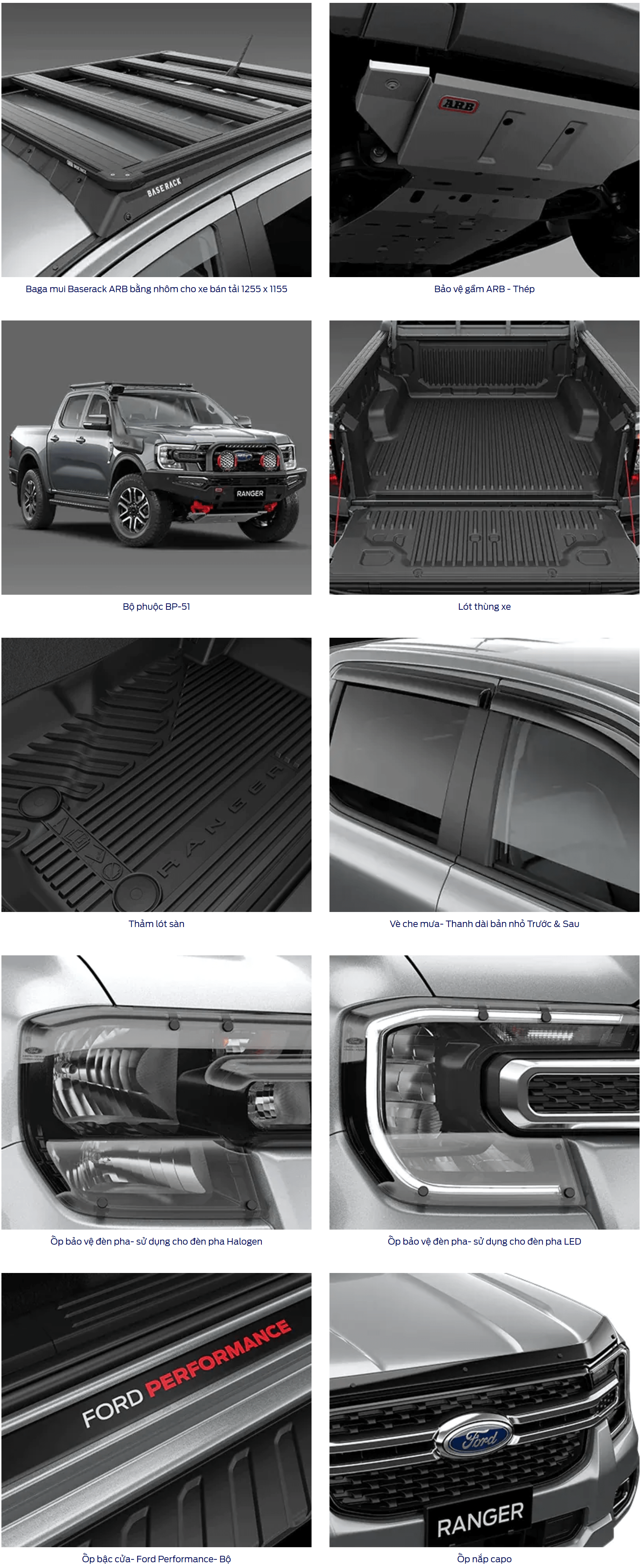 Phụ kiện Ford Ranger
